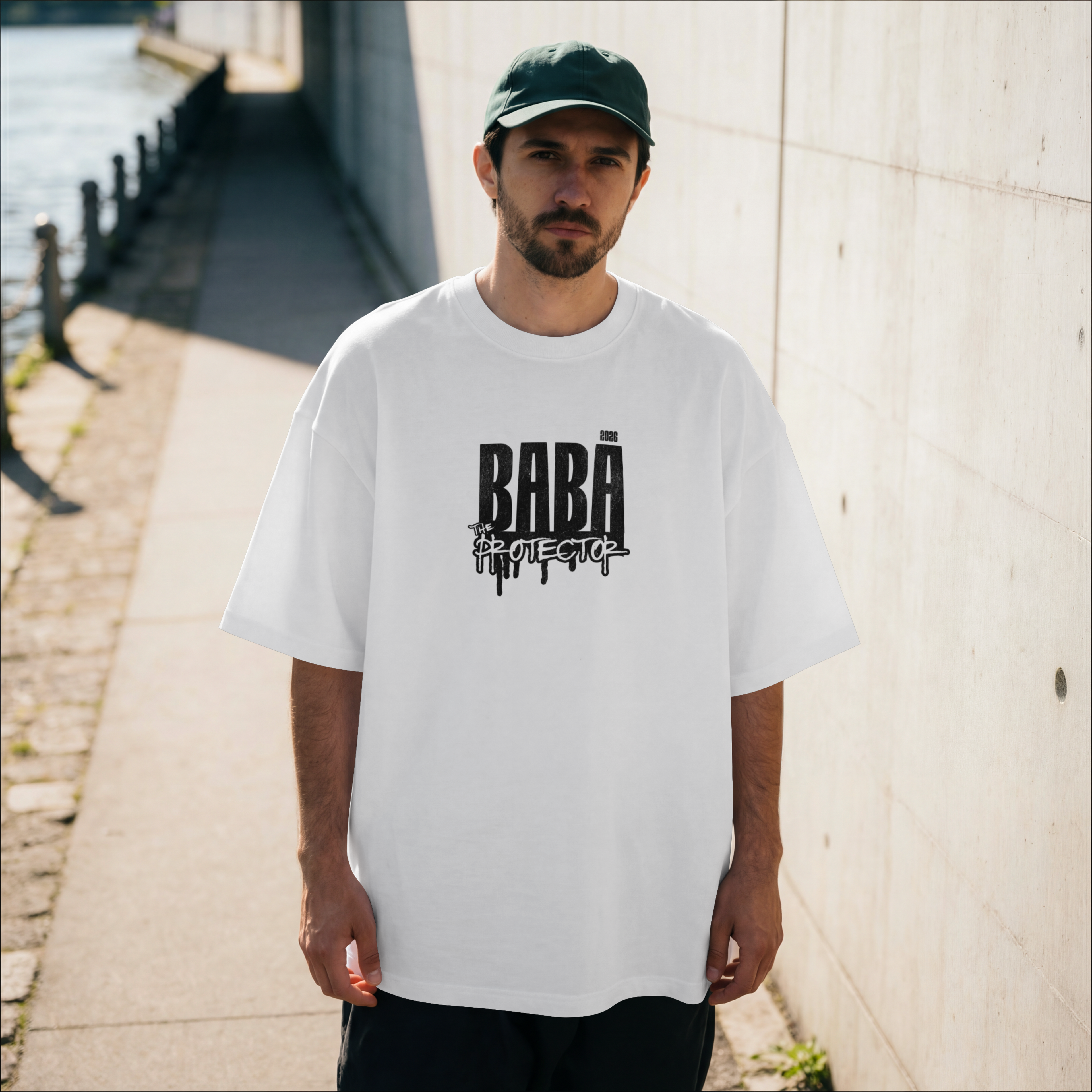 BABA The Protector Oversized Streetwear T-Shirt (TukTuk)