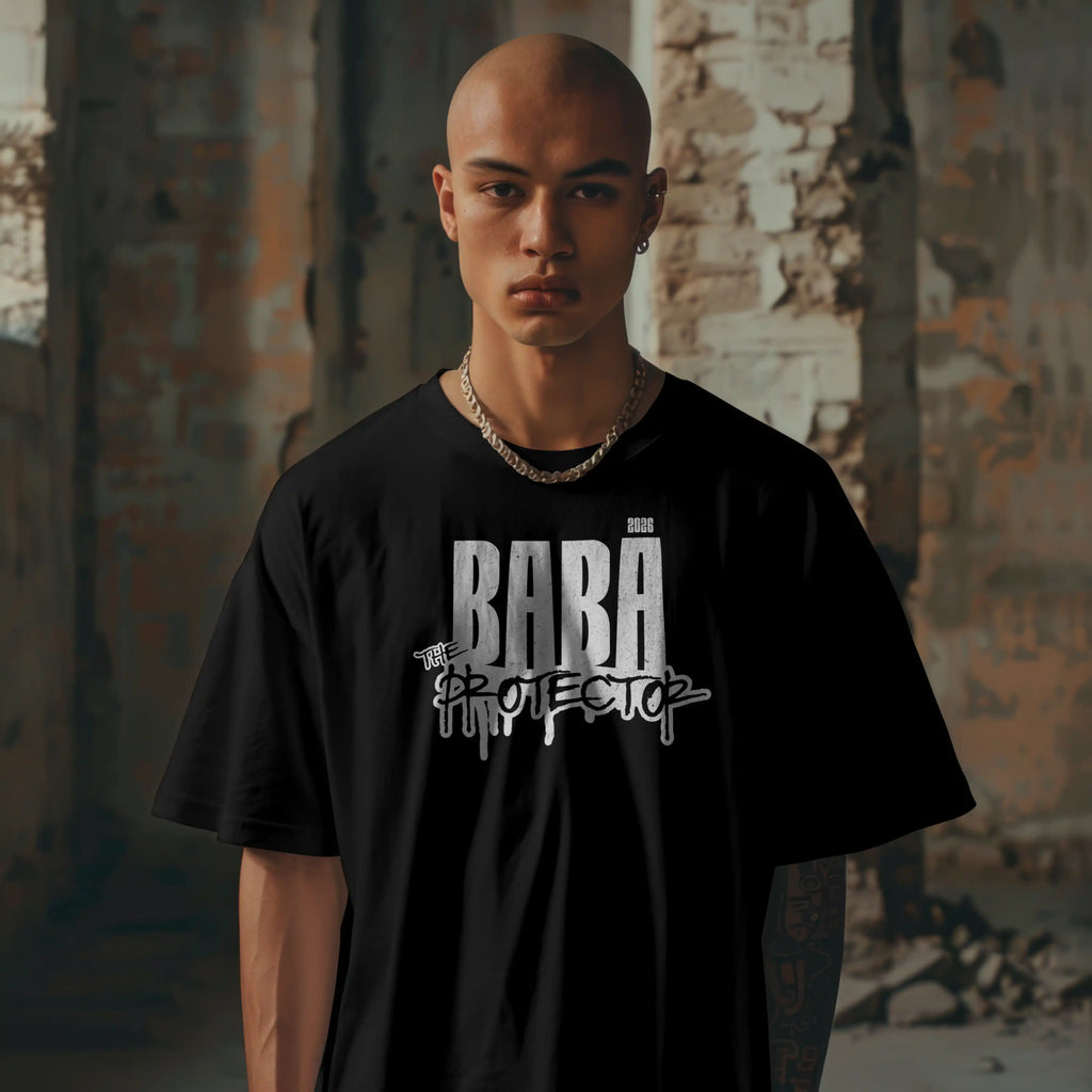 BABA The Protector Oversized Streetwear T-Shirt (TukTuk)