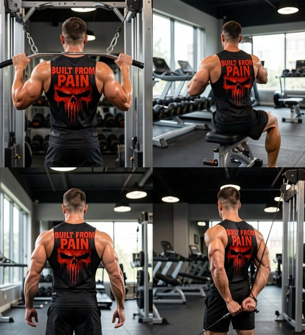 Built From Pain Skull Training Tank