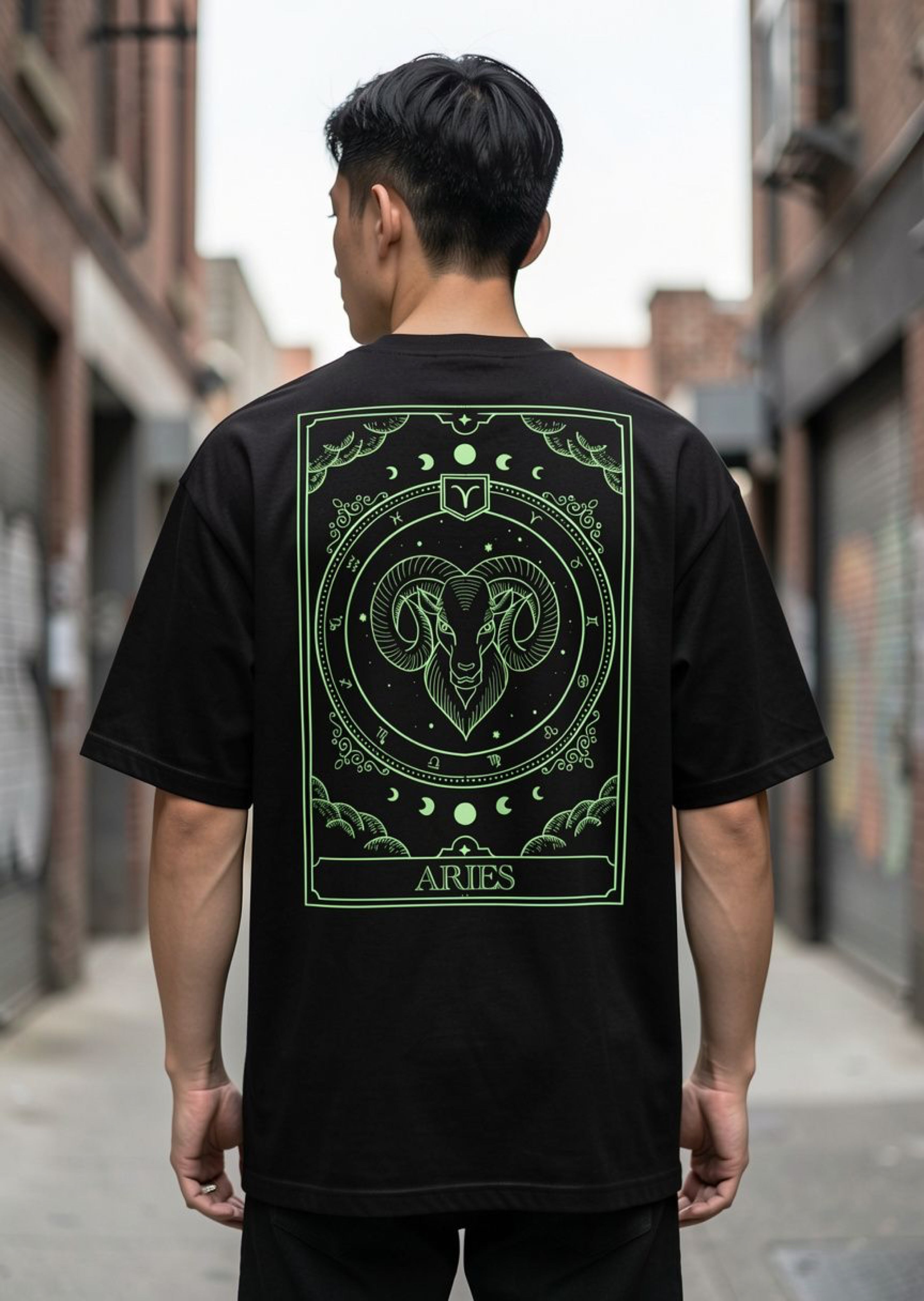 Midnight Zodiac Back Print Tee