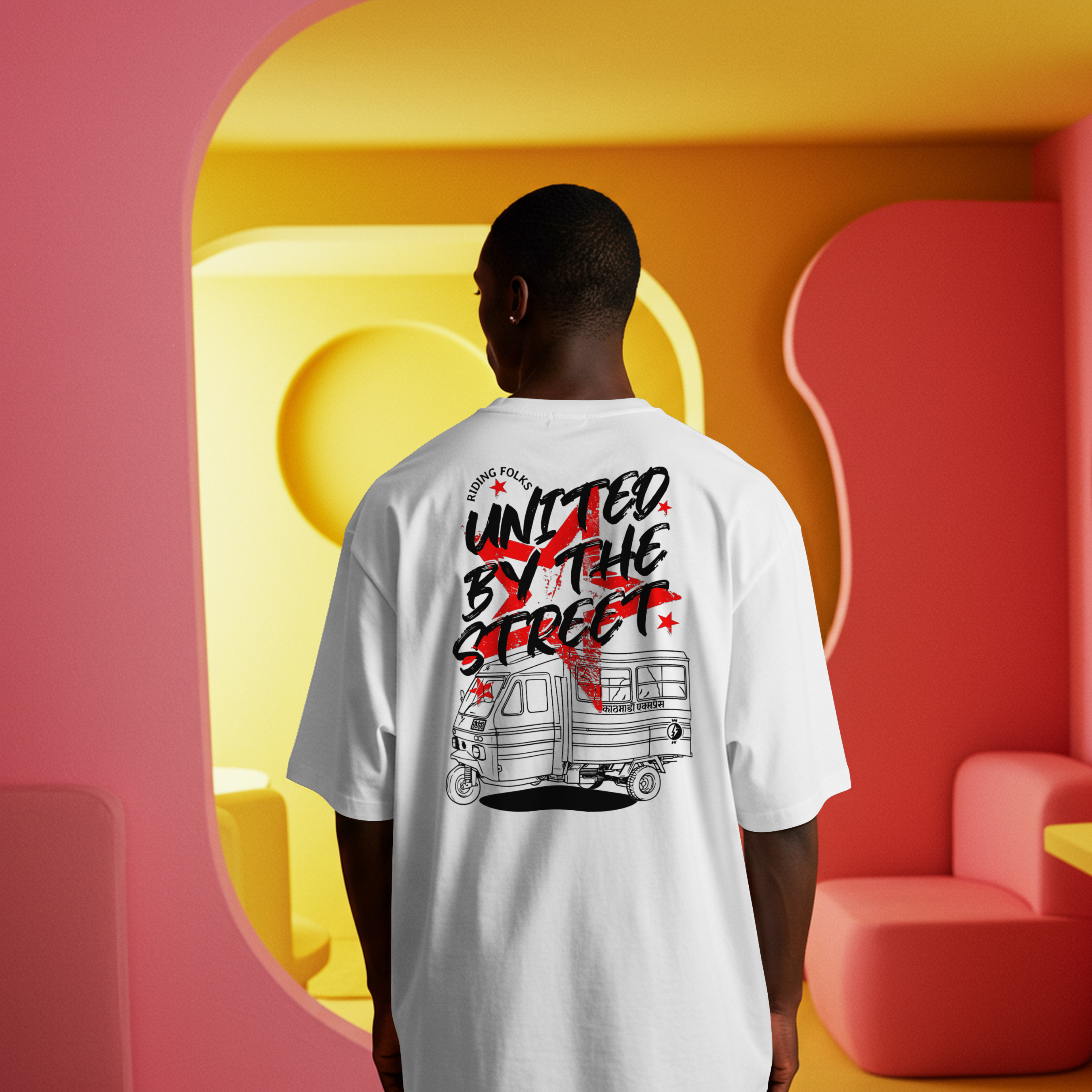 BABA The Protector Oversized Streetwear T-Shirt (TukTuk)