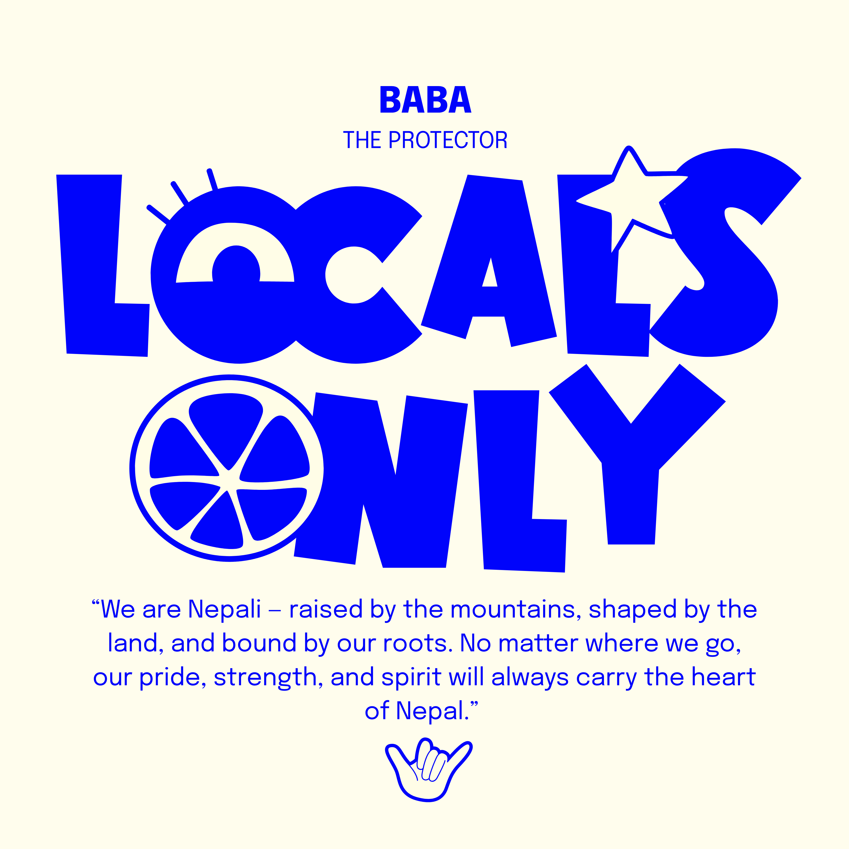 LOCALS ONLY Cotton Tote Bag – Heritage Street Style