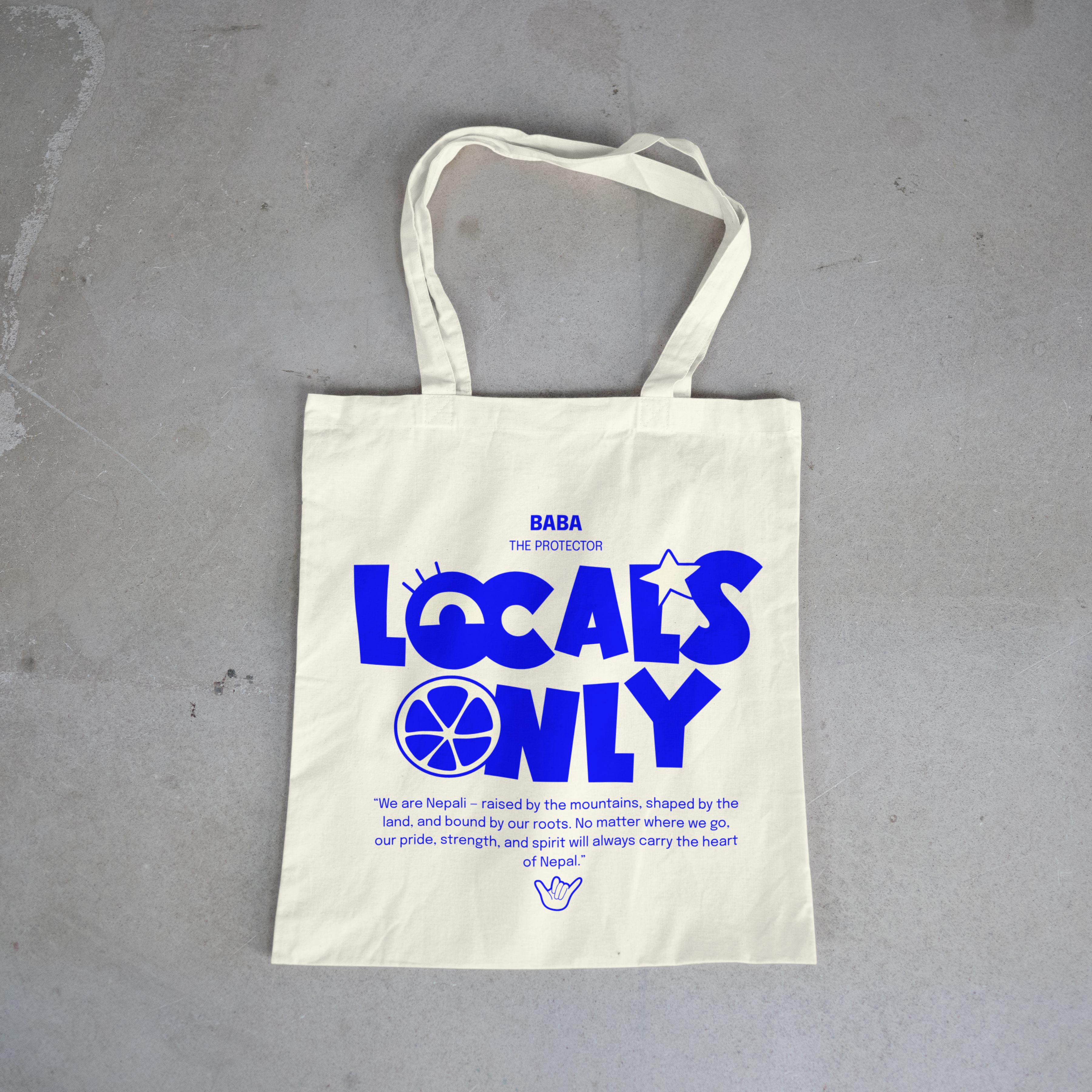 LOCALS ONLY Cotton Tote Bag – Heritage Street Style