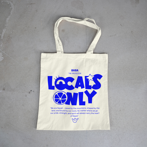 LOCALS ONLY Cotton Tote Bag – Heritage Street Style