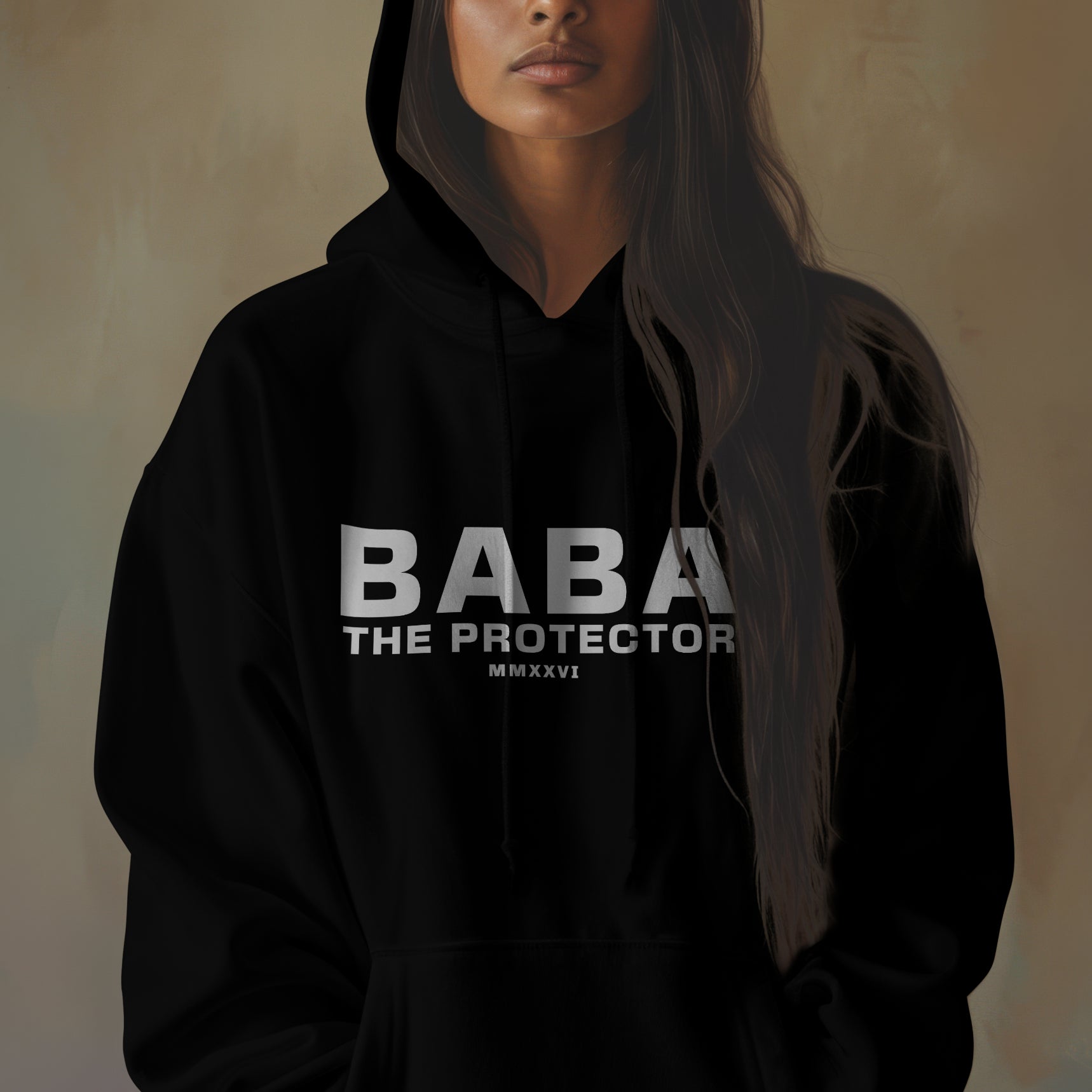 BABA “The Protector” Premium Hoodie – Namaste Edition