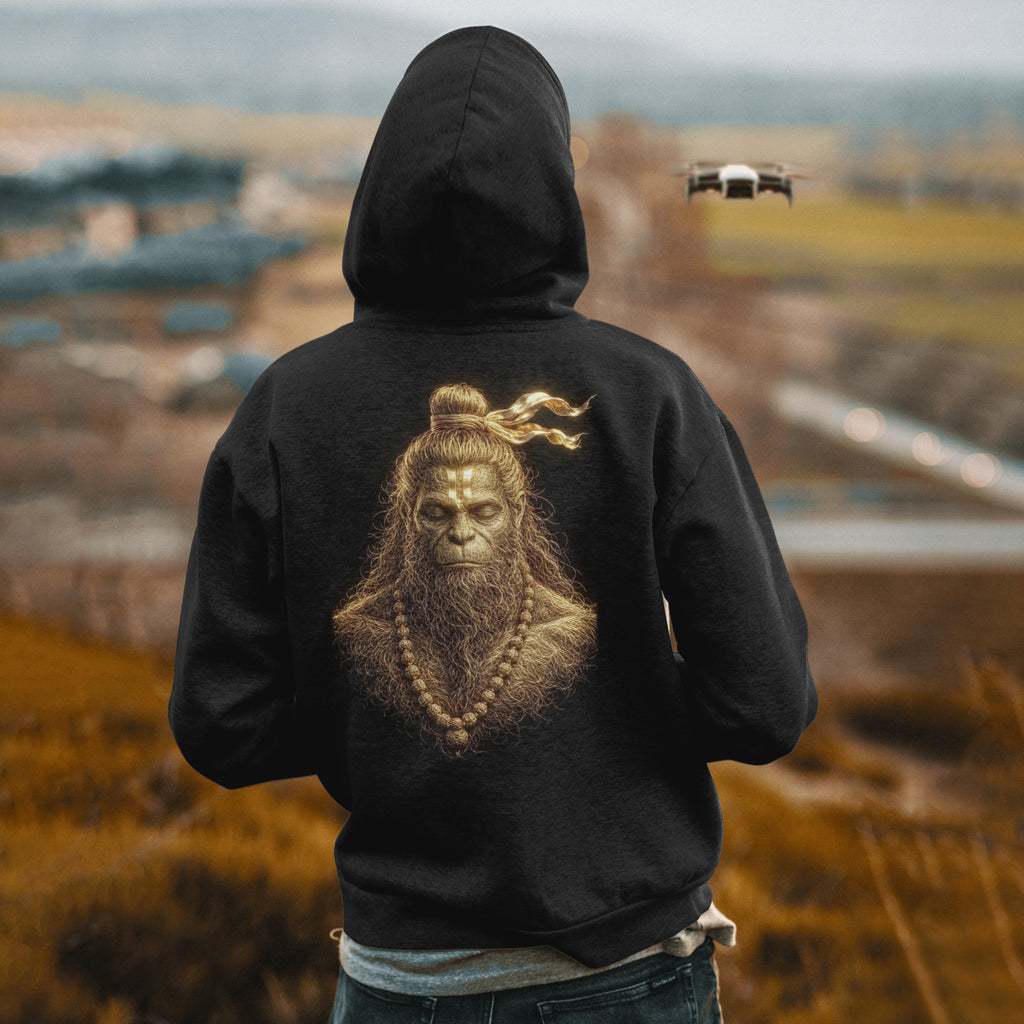 Hanumaan Divine Warrior Hoodie – Front or Back Print