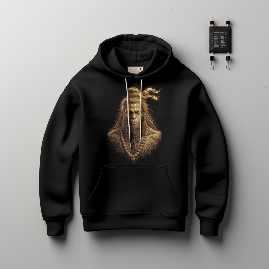 Hanumaan Divine Warrior Hoodie – Front or Back Print