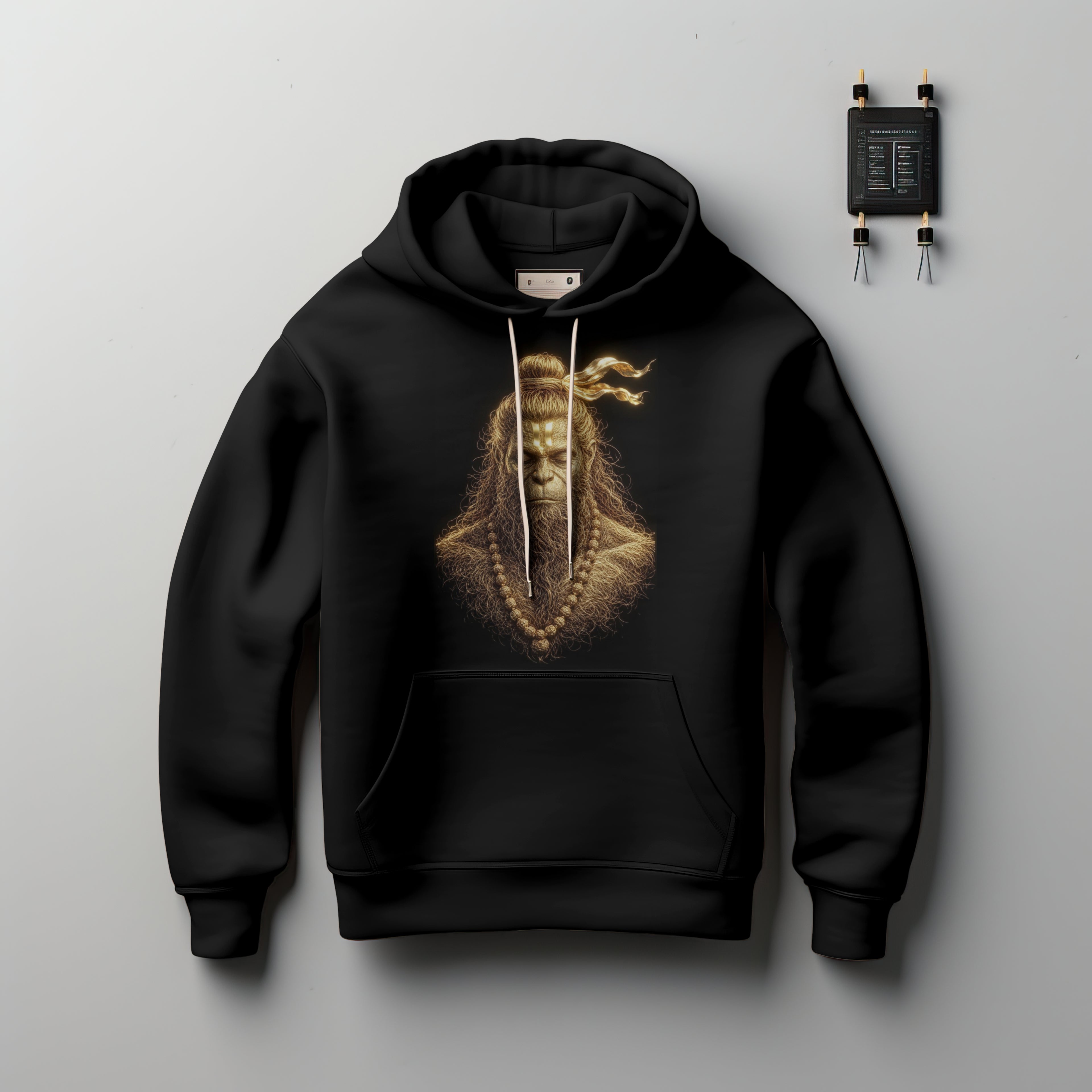 Hanumaan Divine Warrior Hoodie – Front or Back Print
