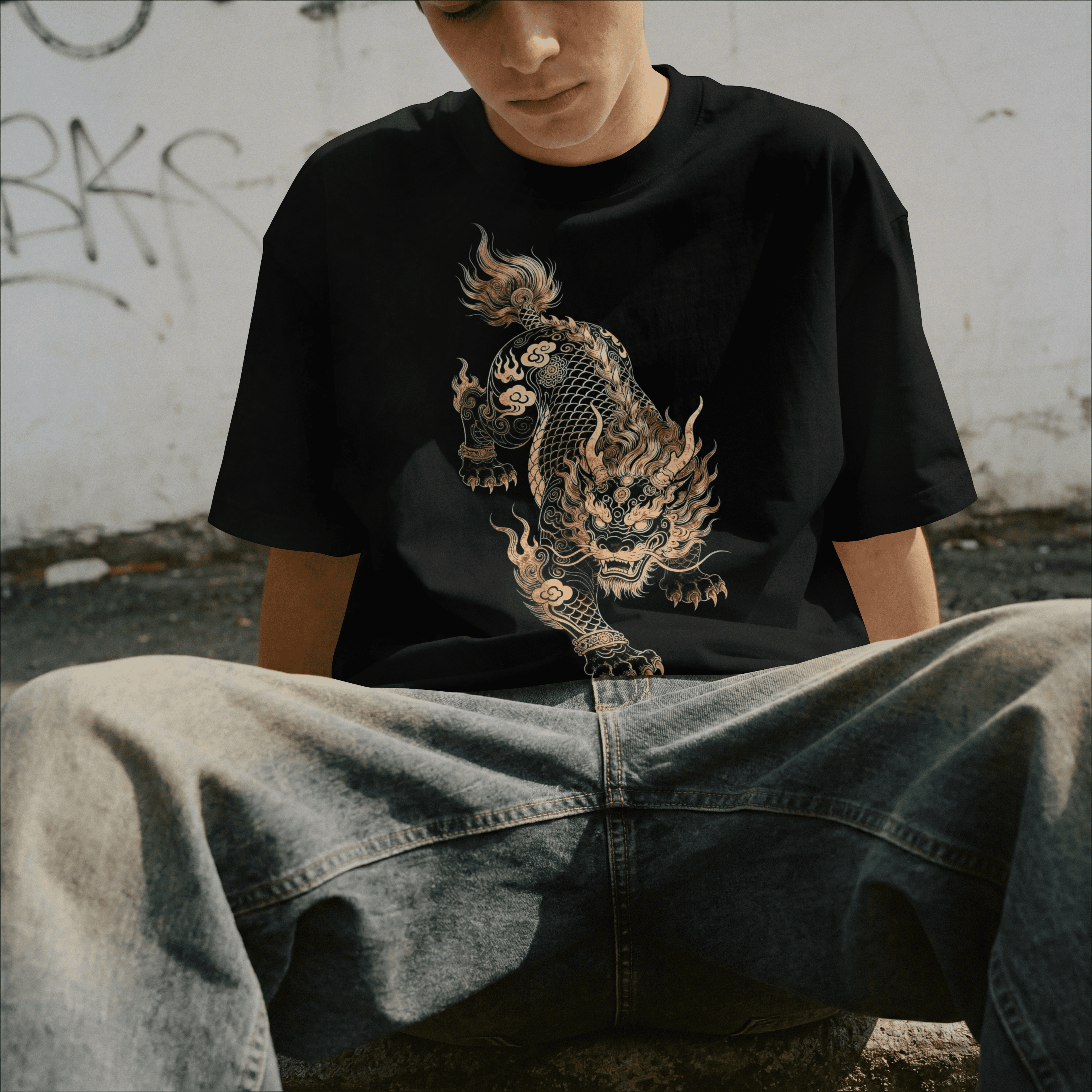 Midnight Guardian Dragon Tee