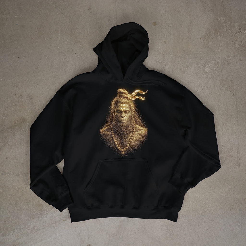 Hanumaan Divine Warrior Hoodie – Front or Back Print
