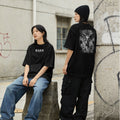 Shadow Reaper Graphic Oversized T-Shirt – Black Streetwear Tee